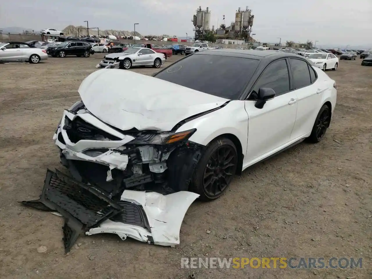 2 Photograph of a damaged car 4T1KZ1AK8MU058825 TOYOTA CAMRY 2021