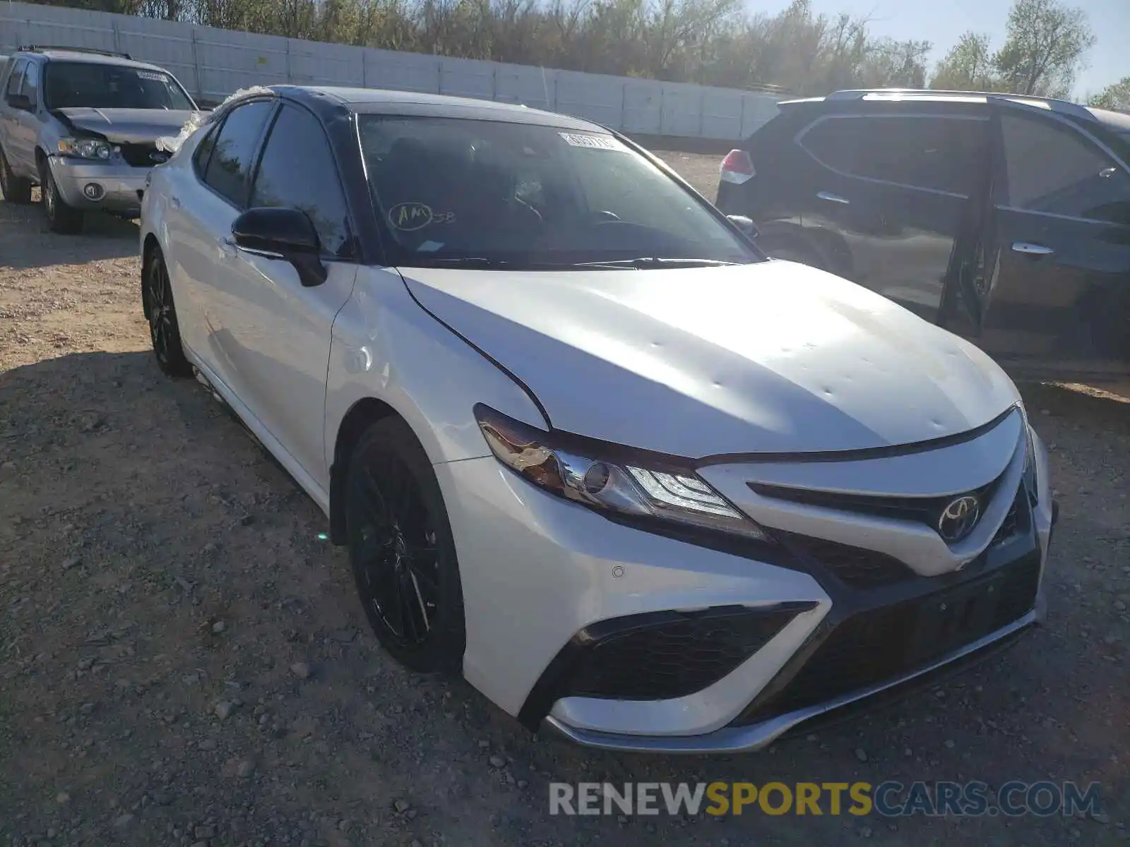 1 Photograph of a damaged car 4T1KZ1AK9MU048580 TOYOTA CAMRY 2021