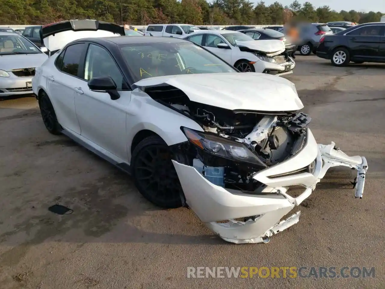 1 Photograph of a damaged car 4T1KZ1AK9MU057103 TOYOTA CAMRY 2021