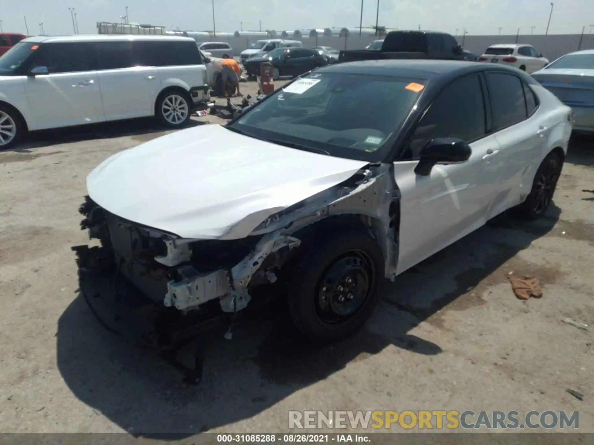 2 Photograph of a damaged car 4T1KZ1AKXMU048202 TOYOTA CAMRY 2021