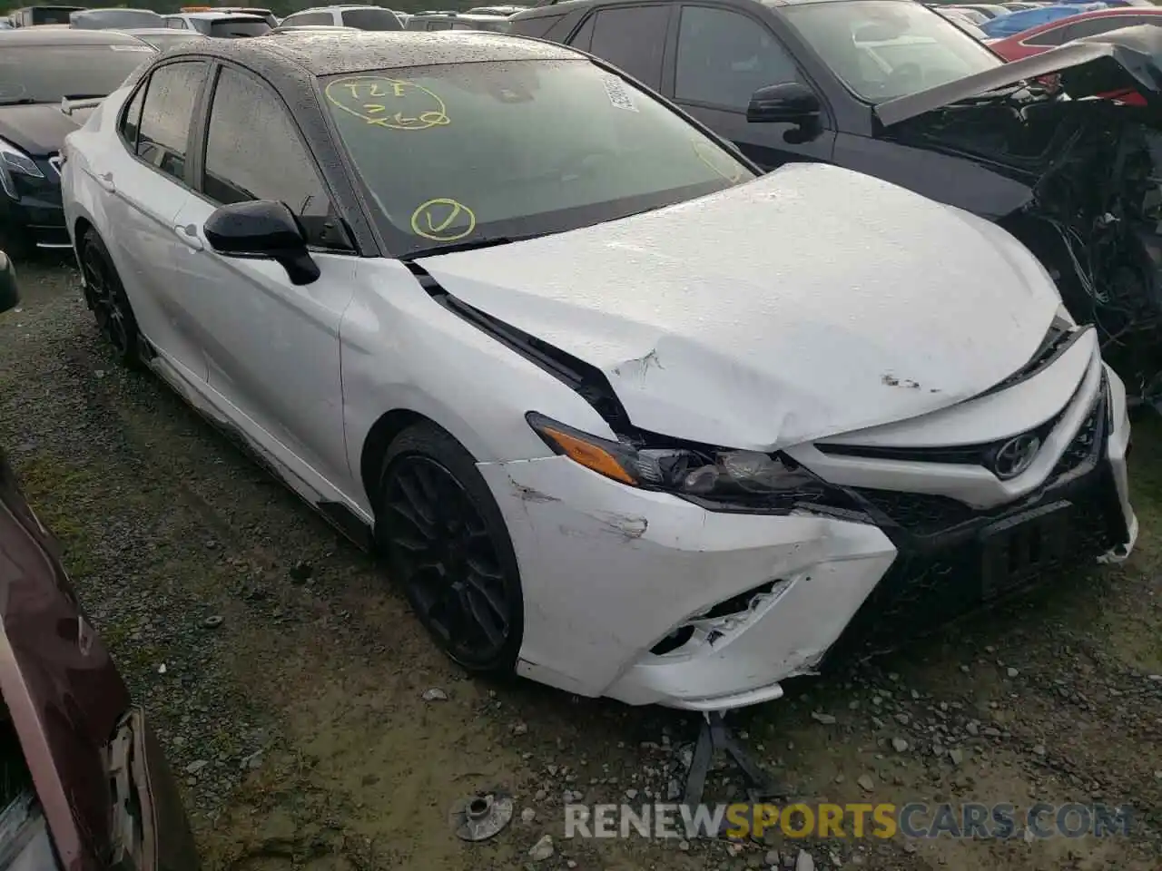 1 Photograph of a damaged car 4T1KZ1AKXMU051827 TOYOTA CAMRY 2021