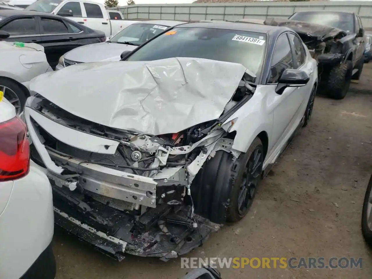 9 Photograph of a damaged car 4T1KZ1AKXMU054307 TOYOTA CAMRY 2021