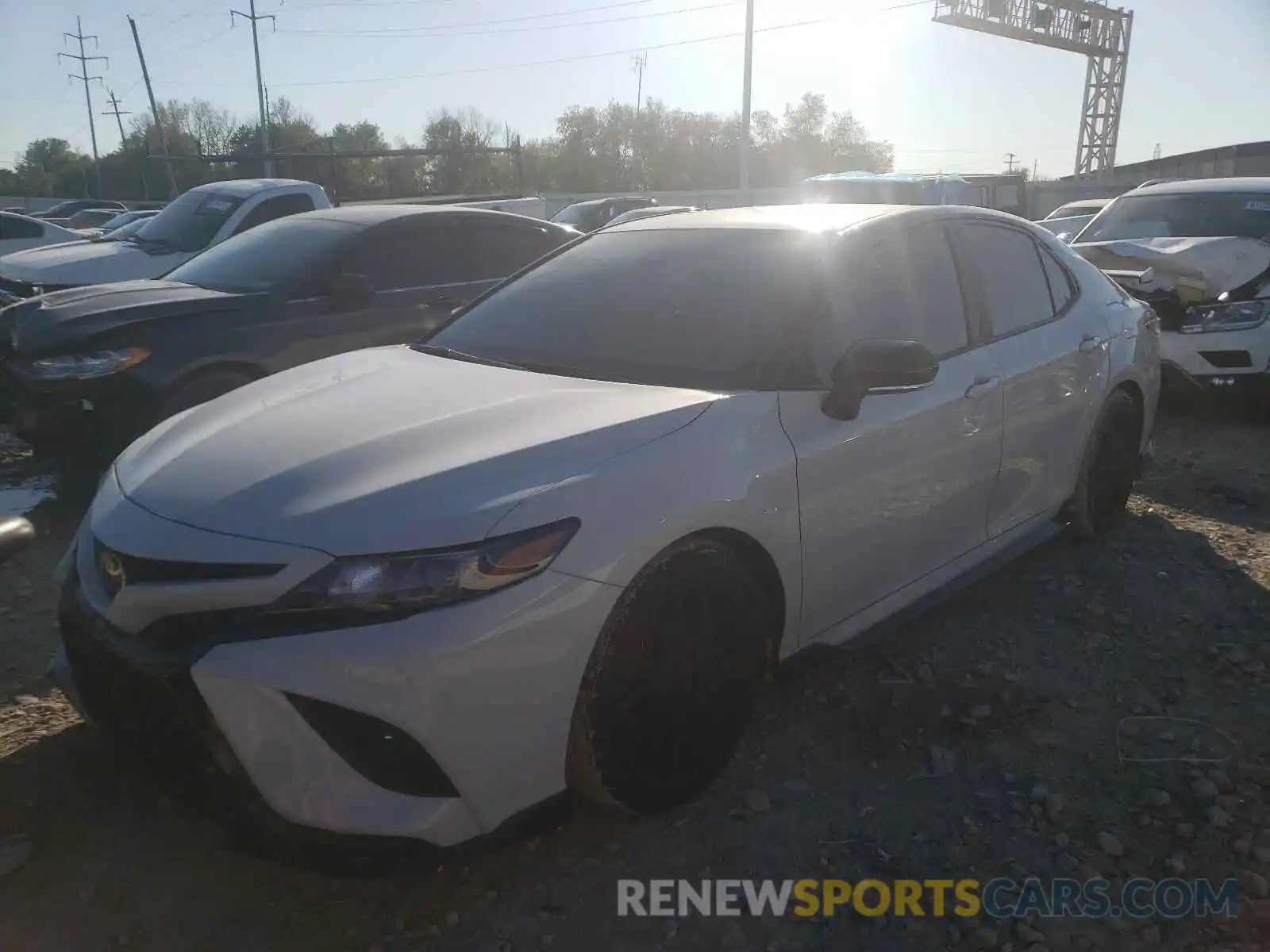 2 Photograph of a damaged car 4T1KZ1AKXMU054453 TOYOTA CAMRY 2021