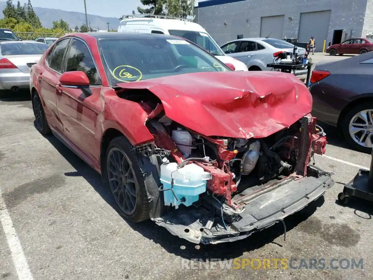 1 Photograph of a damaged car 4T1KZ1AKXMU054677 TOYOTA CAMRY 2021