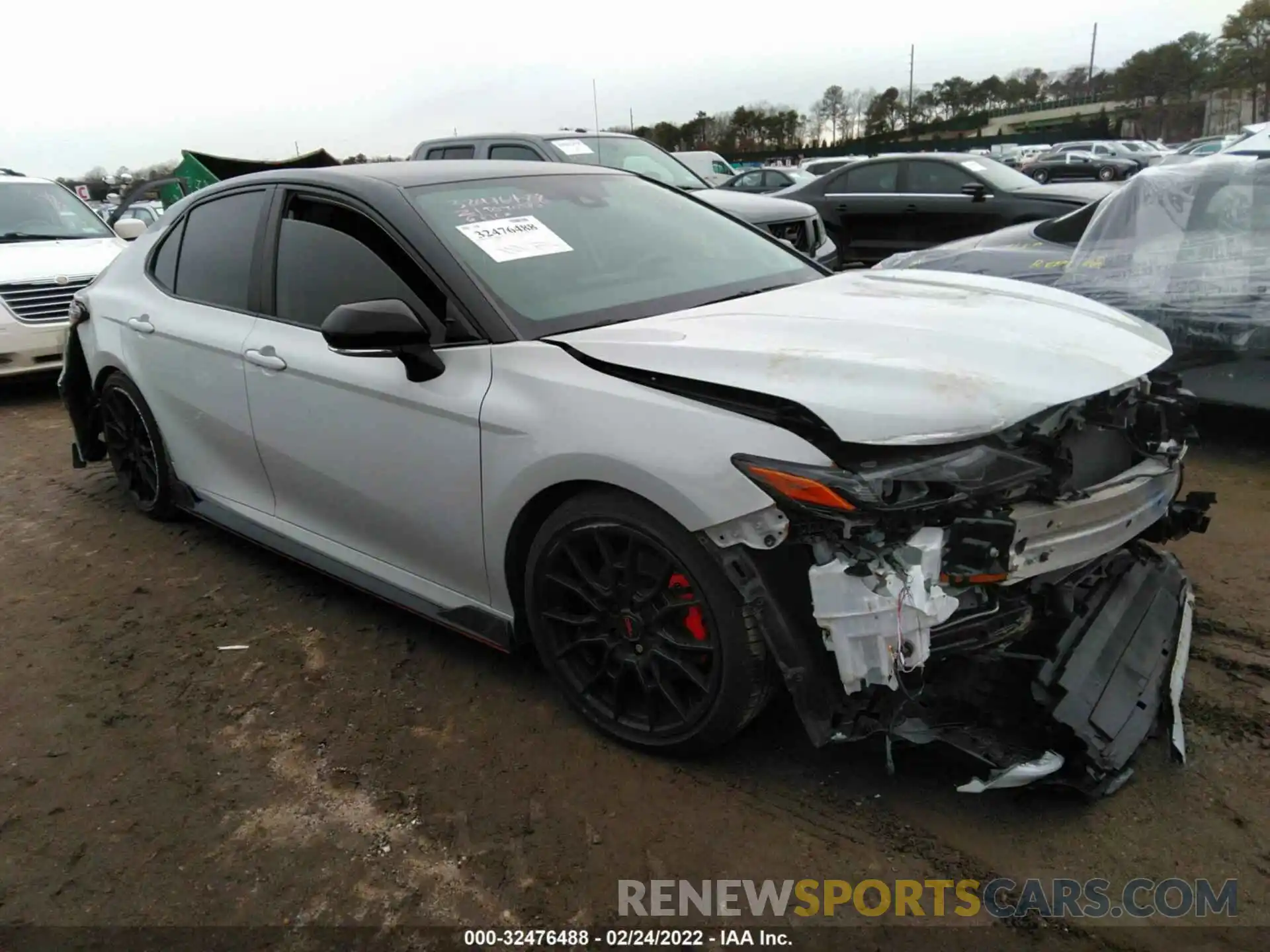 1 Photograph of a damaged car 4T1KZ1AKXMU054856 TOYOTA CAMRY 2021