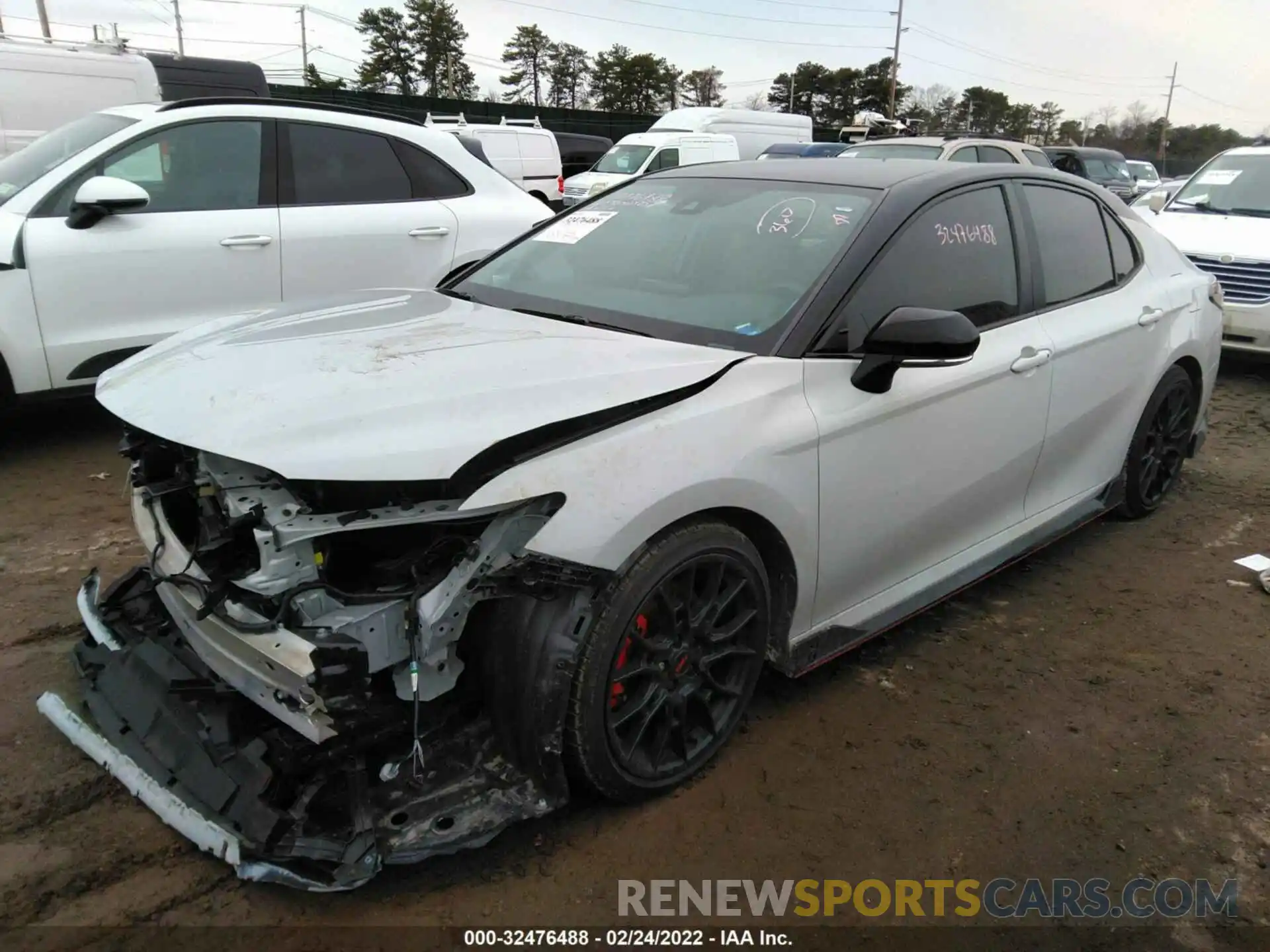 2 Photograph of a damaged car 4T1KZ1AKXMU054856 TOYOTA CAMRY 2021