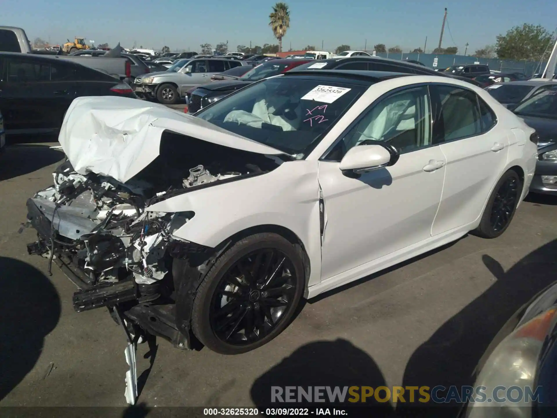 2 Photograph of a damaged car 4T1KZ1AKXMU059166 TOYOTA CAMRY 2021