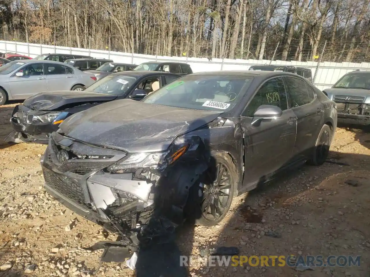 2 Photograph of a damaged car 4T1KZ1AKXMU059894 TOYOTA CAMRY 2021