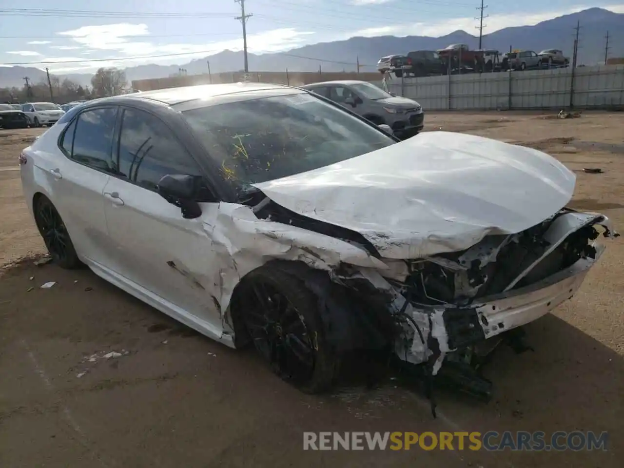 1 Photograph of a damaged car 4T1KZ1AKXMU060074 TOYOTA CAMRY 2021