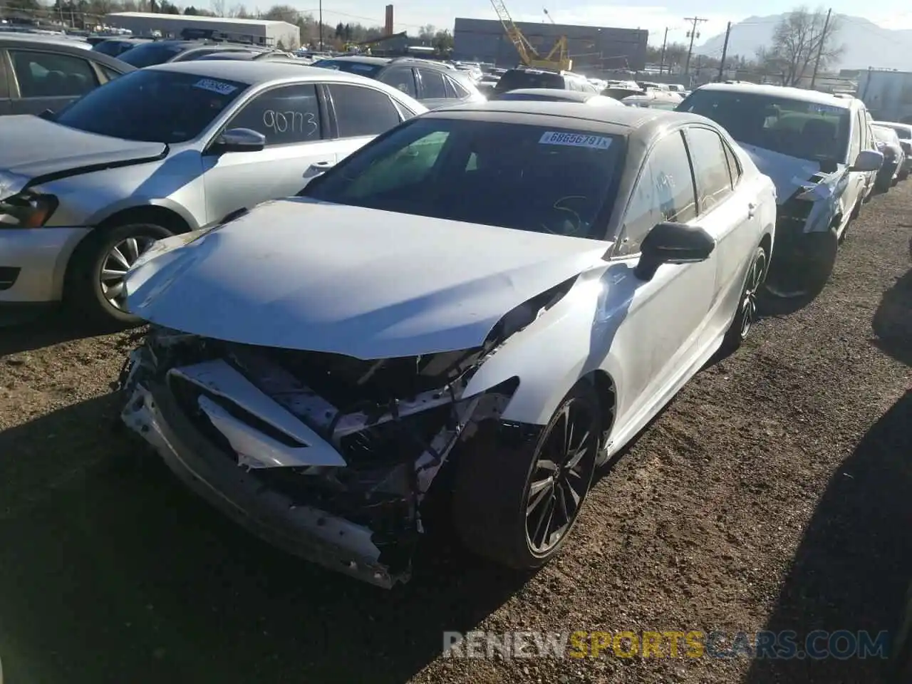 2 Photograph of a damaged car 4T1KZ1AKXMU060074 TOYOTA CAMRY 2021