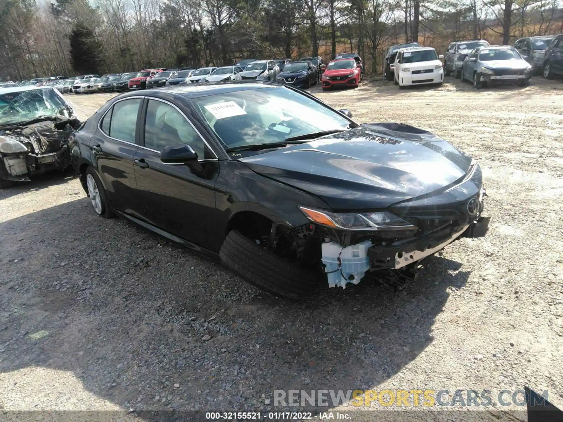 1 Photograph of a damaged car 4T1R11AK0MU450185 TOYOTA CAMRY 2021