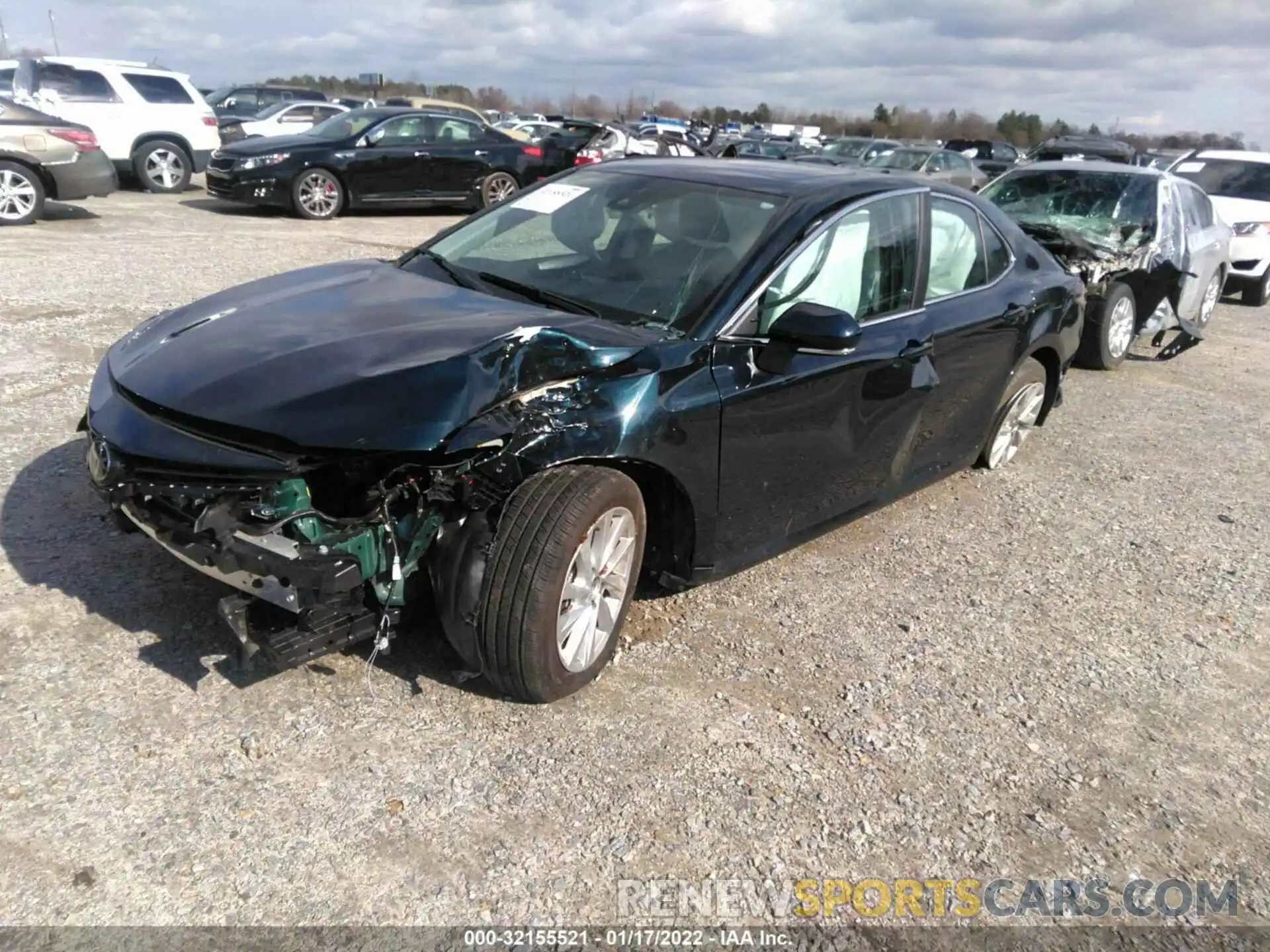 2 Photograph of a damaged car 4T1R11AK0MU450185 TOYOTA CAMRY 2021