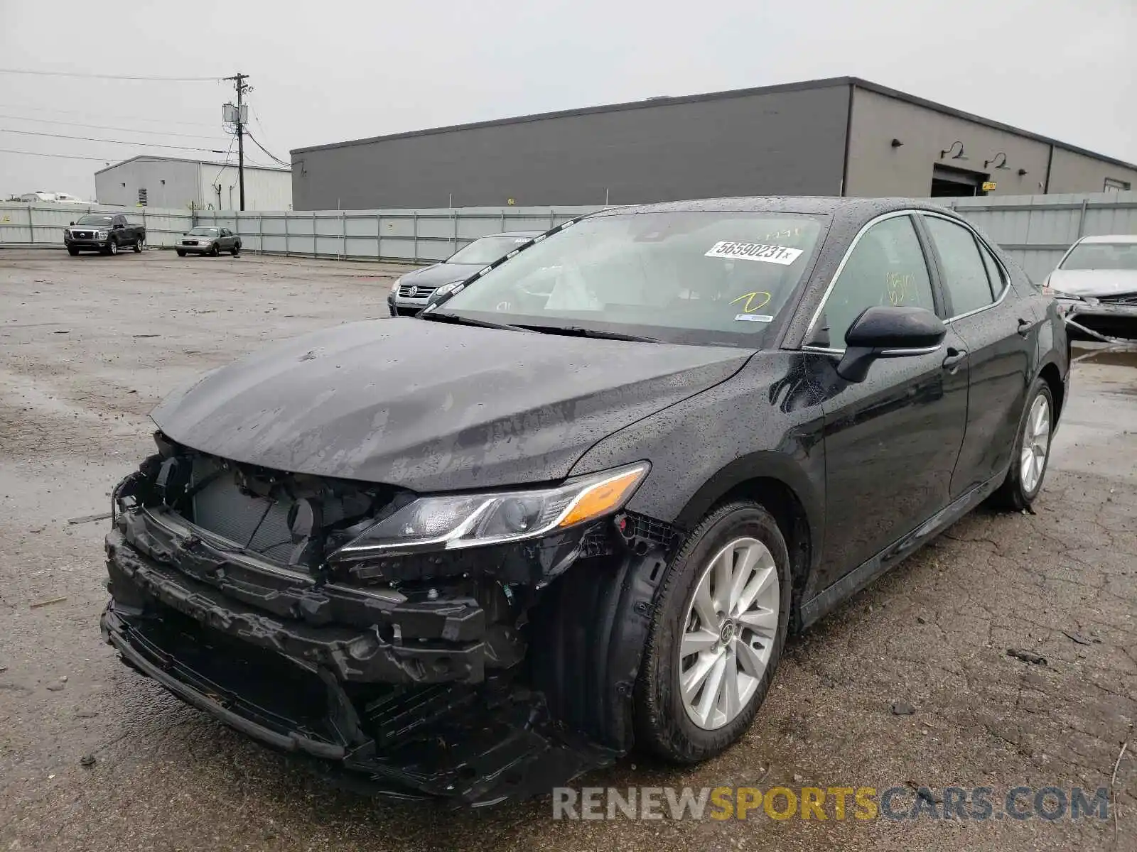 2 Photograph of a damaged car 4T1R11AK0MU519991 TOYOTA CAMRY 2021