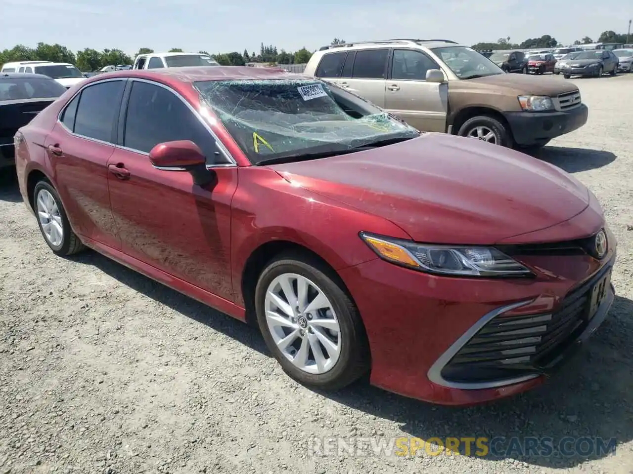 1 Photograph of a damaged car 4T1R11AK0MU608881 TOYOTA CAMRY 2021