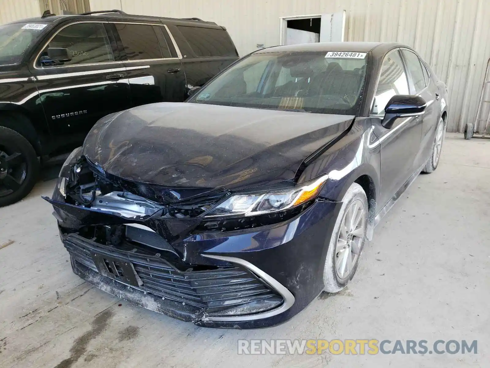 2 Photograph of a damaged car 4T1R11AK2MU411145 TOYOTA CAMRY 2021