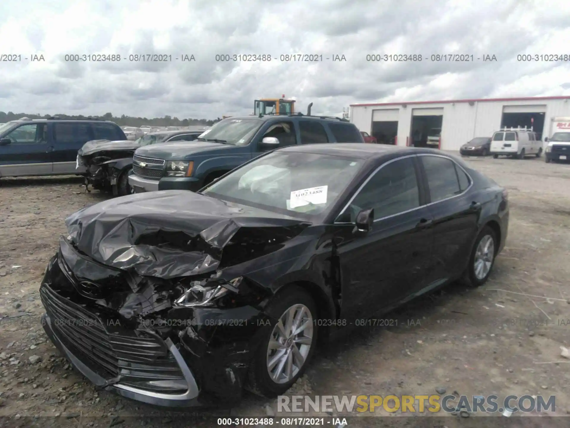 2 Photograph of a damaged car 4T1R11AK2MU415289 TOYOTA CAMRY 2021