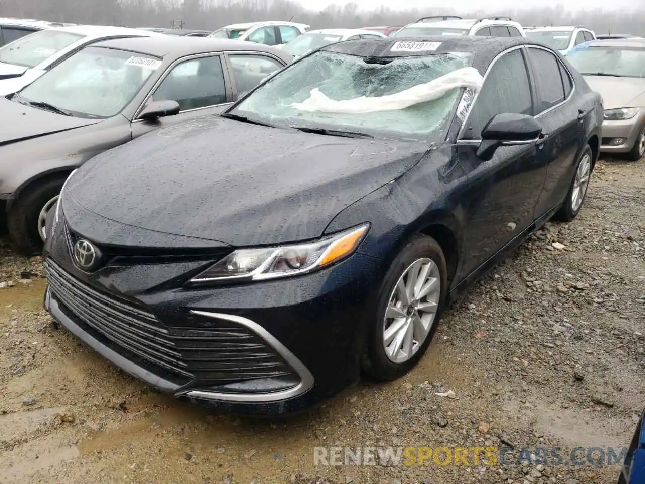 2 Photograph of a damaged car 4T1R11AK3MU450035 TOYOTA CAMRY 2021