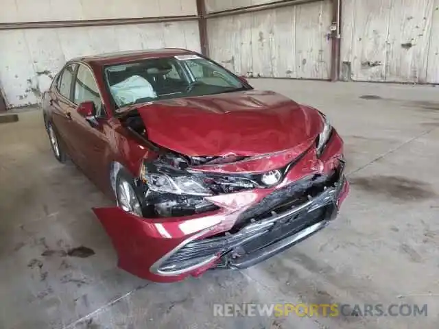 1 Photograph of a damaged car 4T1R11AK3MU553732 TOYOTA CAMRY 2021