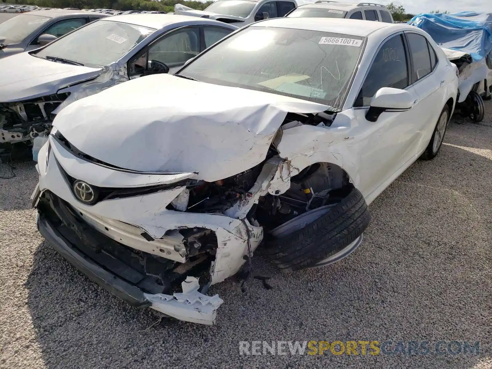 2 Photograph of a damaged car 4T1R11AK4MU574606 TOYOTA CAMRY 2021