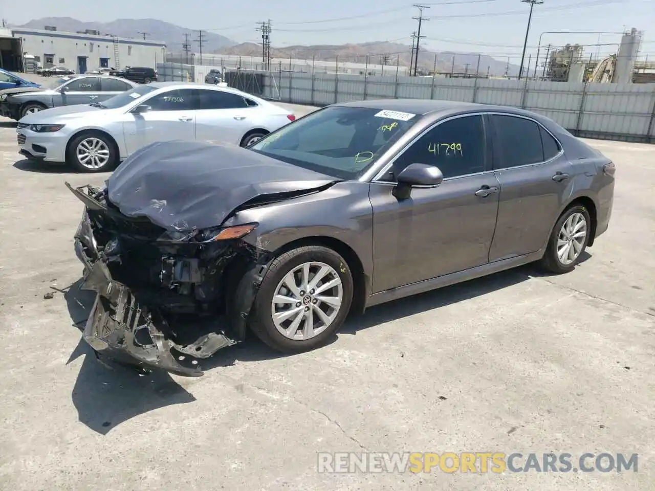 2 Photograph of a damaged car 4T1R11AK5MU497938 TOYOTA CAMRY 2021