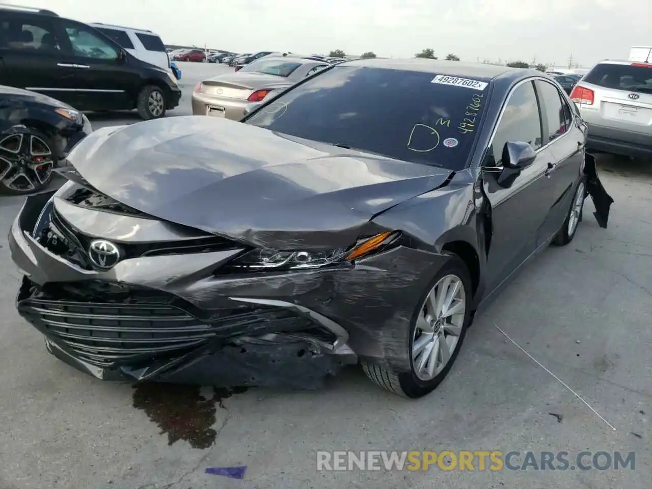 2 Photograph of a damaged car 4T1R11AK6MU572484 TOYOTA CAMRY 2021