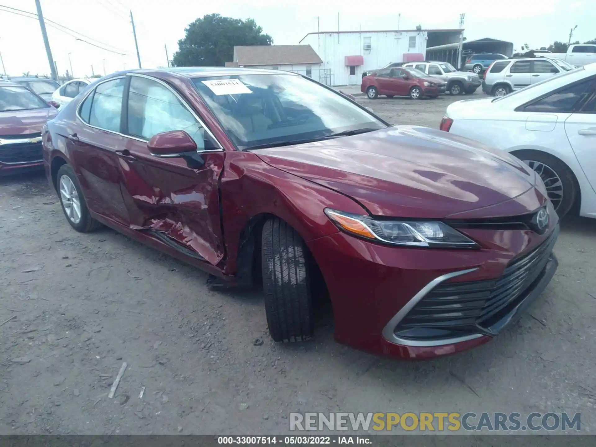 1 Photograph of a damaged car 4T1R11AK7MU449583 TOYOTA CAMRY 2021