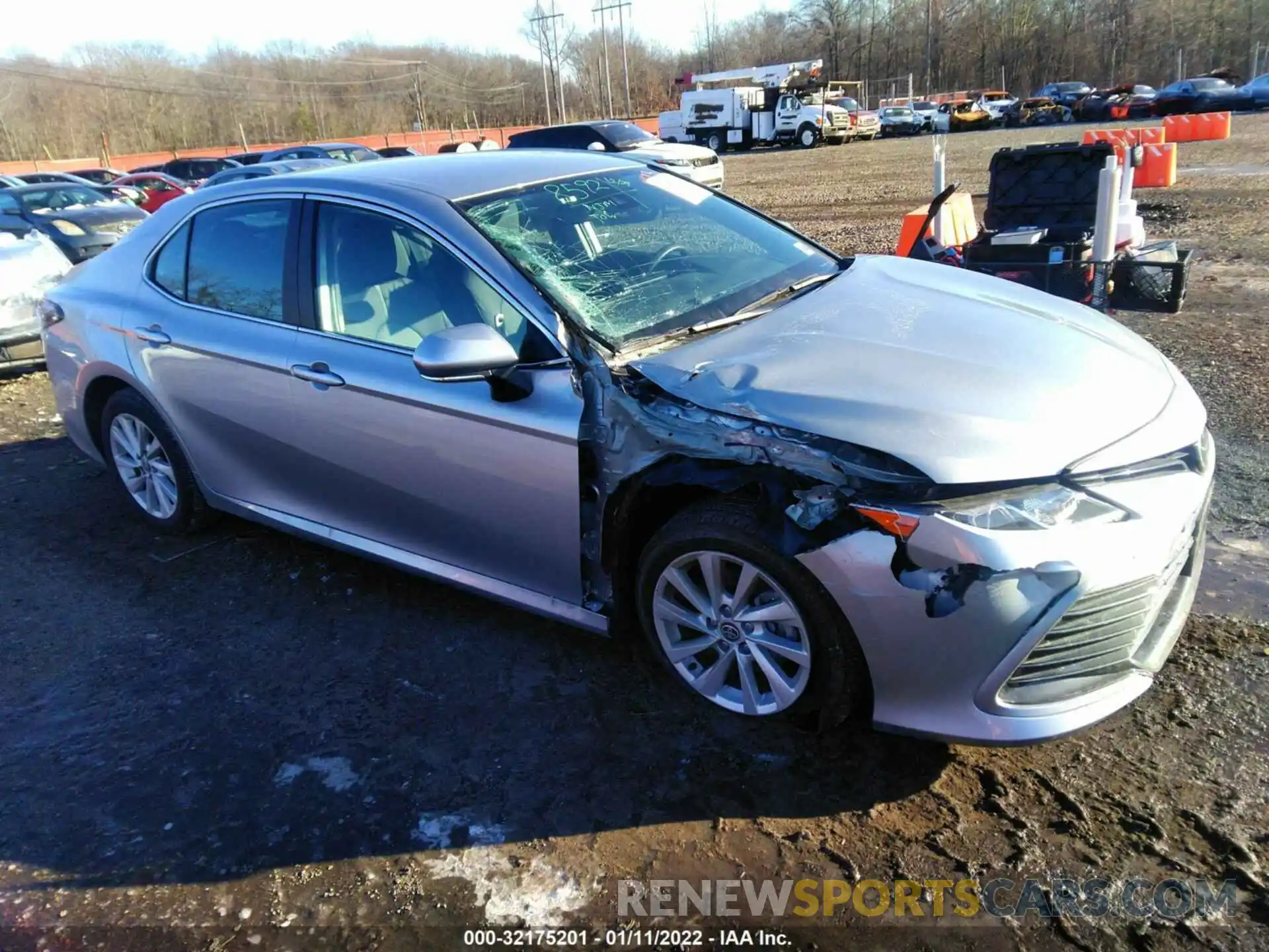 1 Photograph of a damaged car 4T1R11AK8MU474623 TOYOTA CAMRY 2021