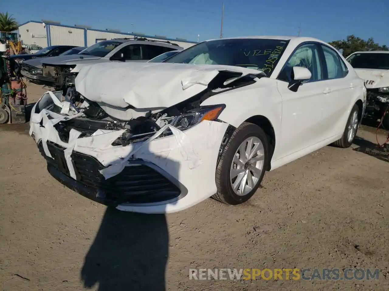 2 Photograph of a damaged car 4T1R11AK8MU485153 TOYOTA CAMRY 2021