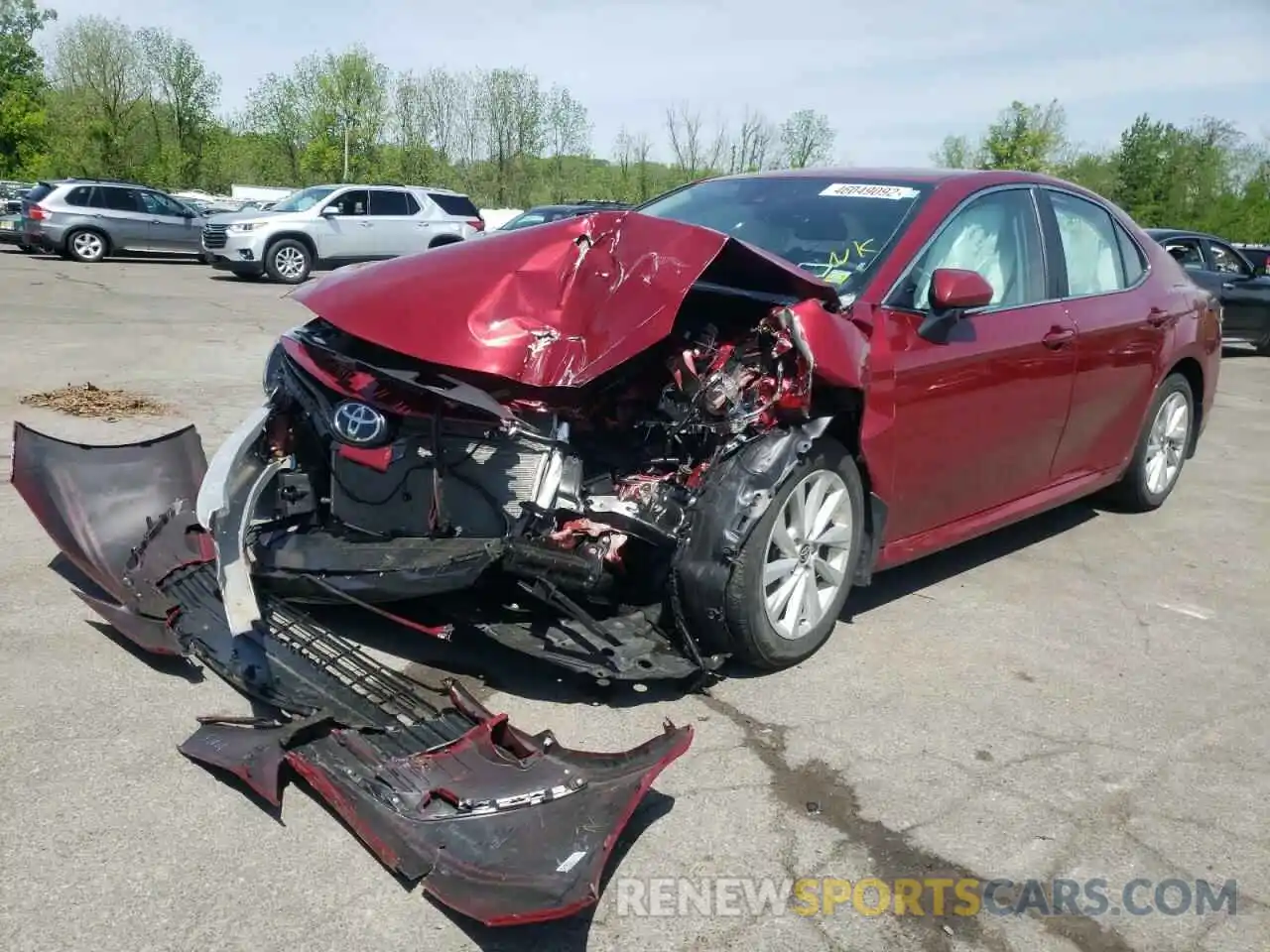 2 Photograph of a damaged car 4T1R11AK8MU541771 TOYOTA CAMRY 2021