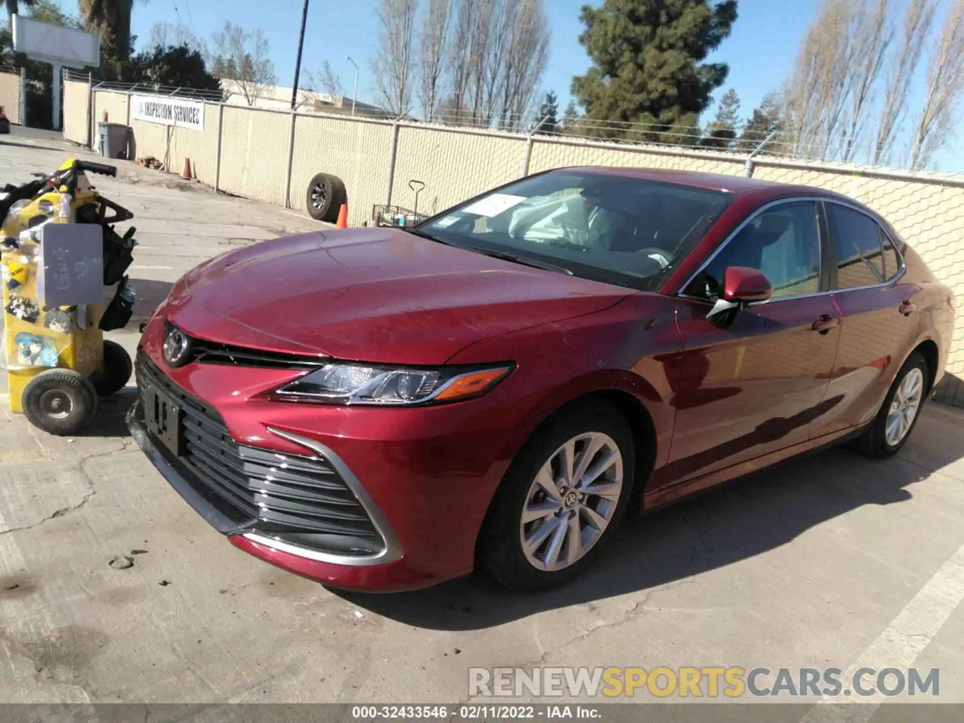 1 Photograph of a damaged car 4T1R11AKXMU435399 TOYOTA CAMRY 2021