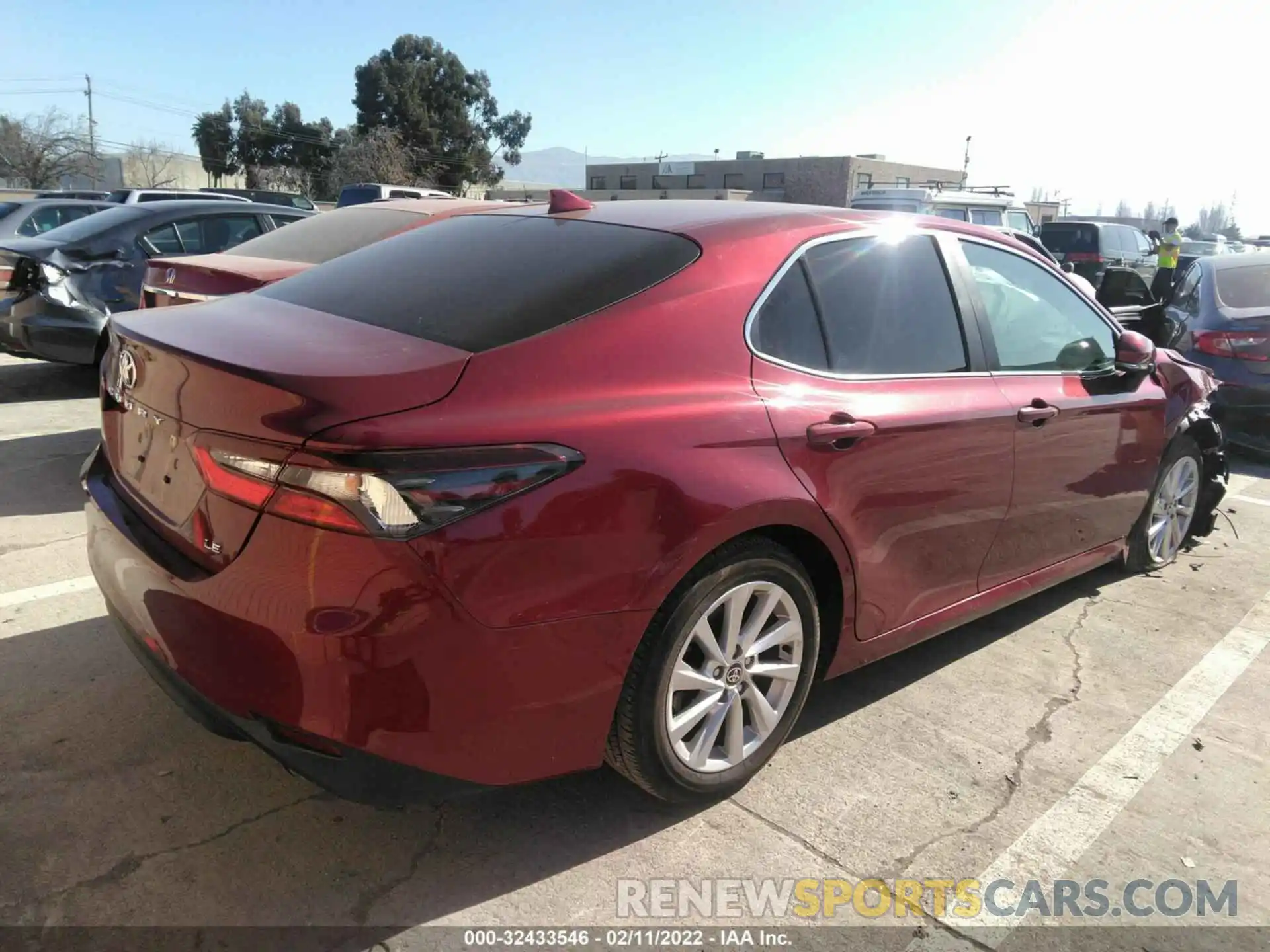 3 Photograph of a damaged car 4T1R11AKXMU435399 TOYOTA CAMRY 2021