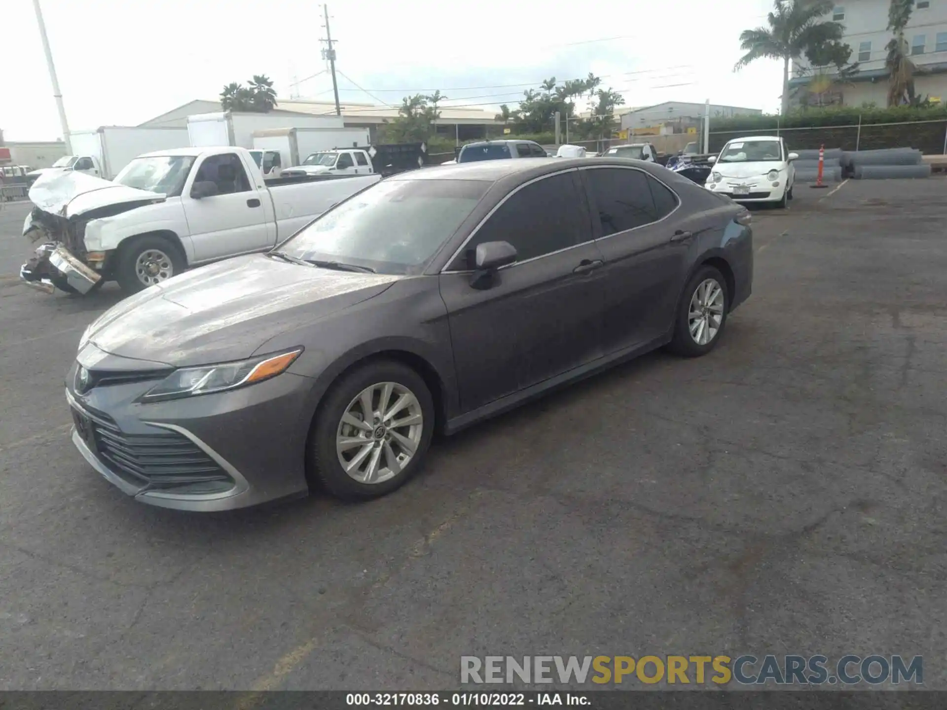 2 Photograph of a damaged car 4T1R11AKXMU564470 TOYOTA CAMRY 2021