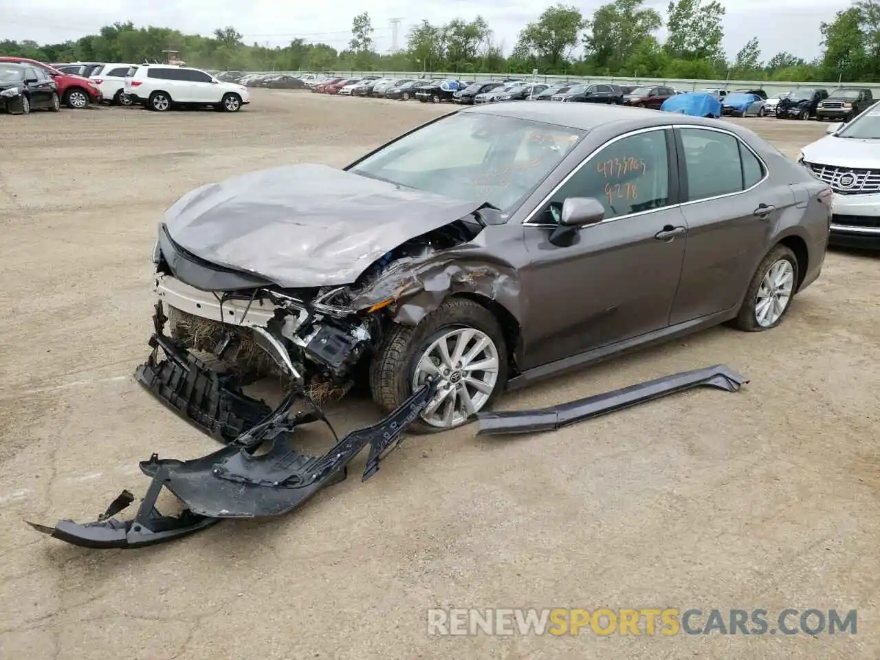 2 Photograph of a damaged car 4T1R11BK1MU027212 TOYOTA CAMRY 2021