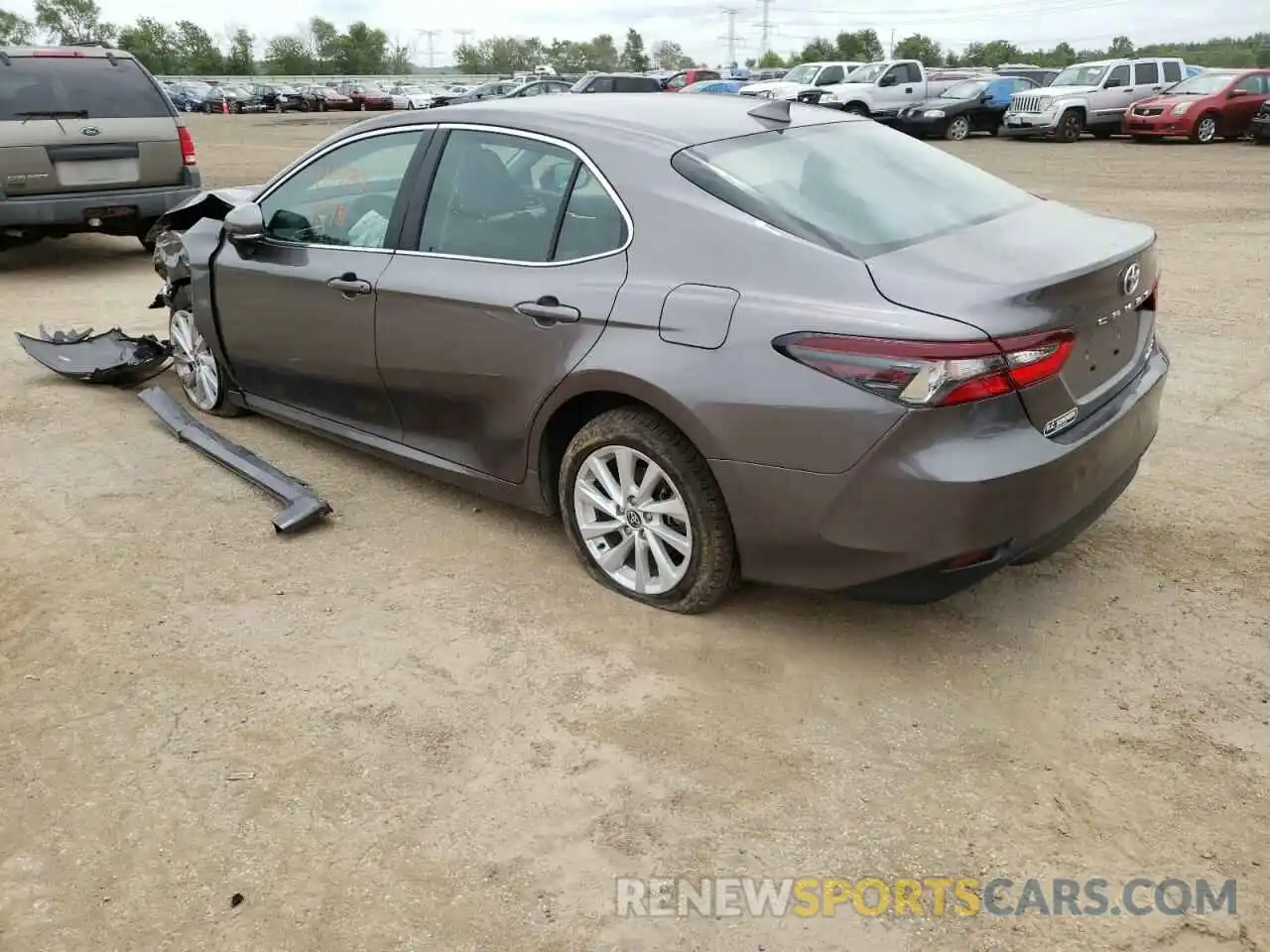 3 Photograph of a damaged car 4T1R11BK1MU027212 TOYOTA CAMRY 2021