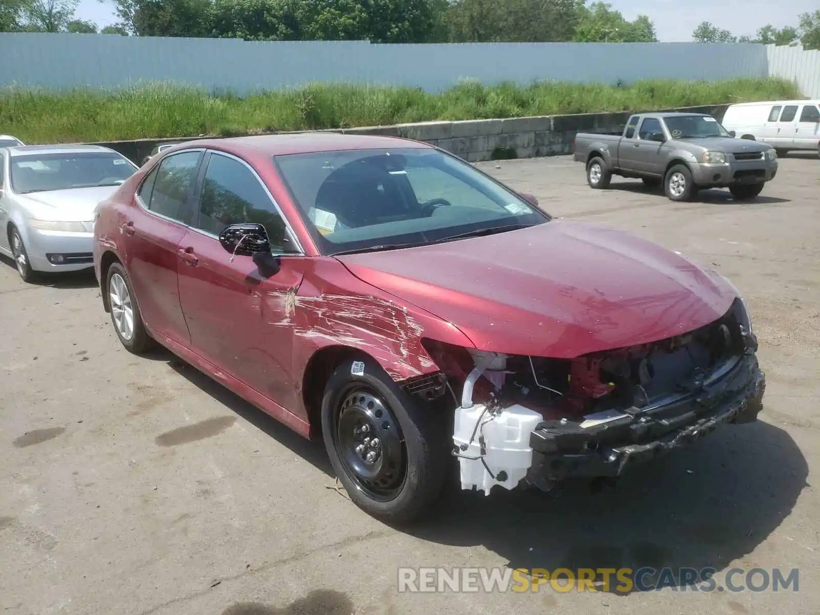 1 Photograph of a damaged car 4T1R11BK2MU026103 TOYOTA CAMRY 2021