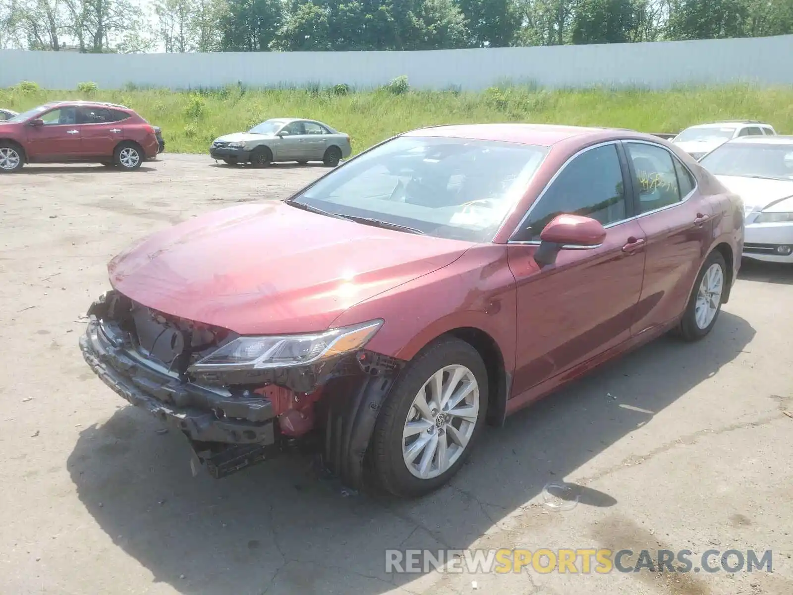 2 Photograph of a damaged car 4T1R11BK2MU026103 TOYOTA CAMRY 2021