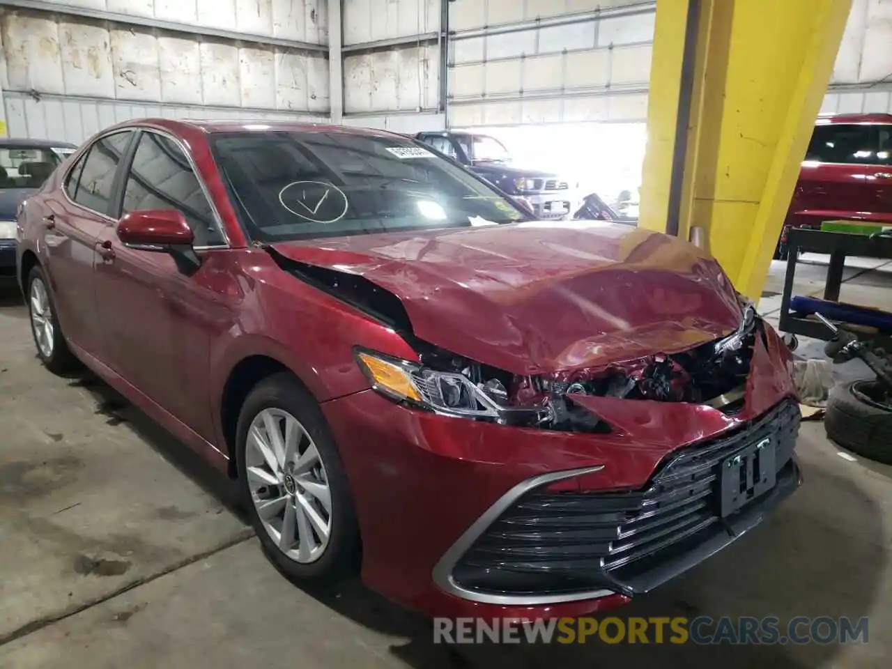 1 Photograph of a damaged car 4T1R11BK3MU046067 TOYOTA CAMRY 2021