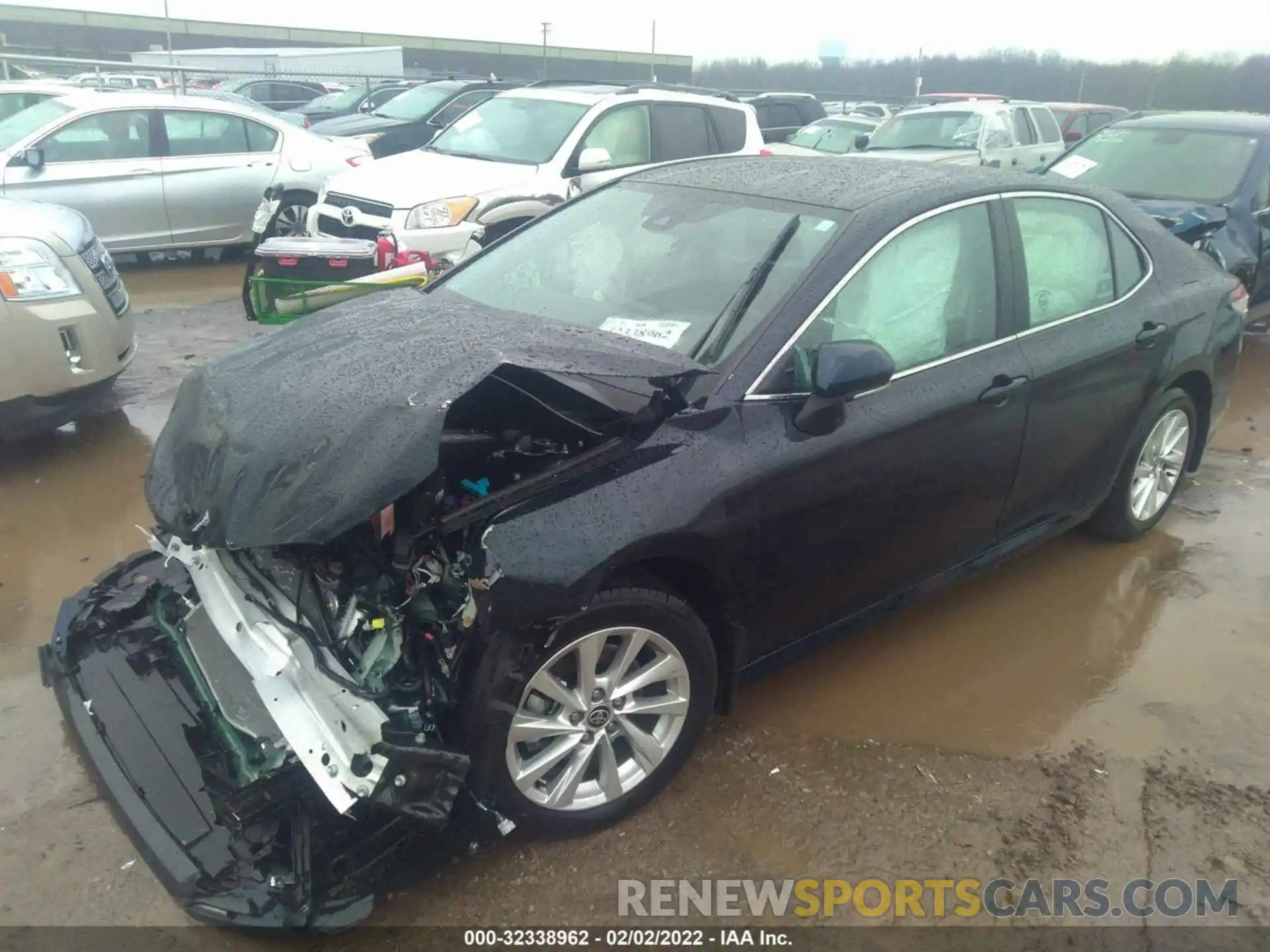 2 Photograph of a damaged car 4T1R11BK4MU023736 TOYOTA CAMRY 2021