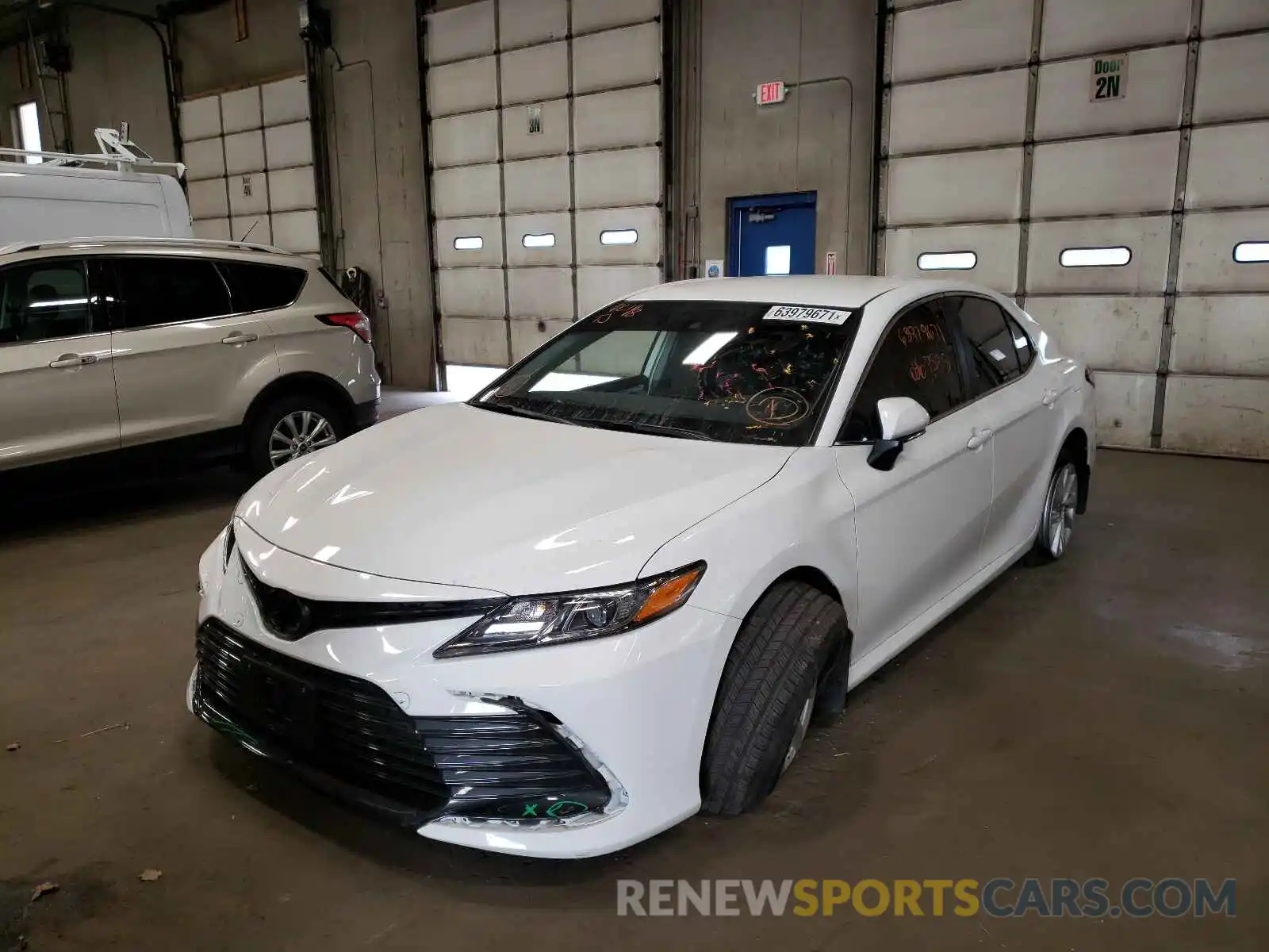 2 Photograph of a damaged car 4T1R11BK6MU029084 TOYOTA CAMRY 2021