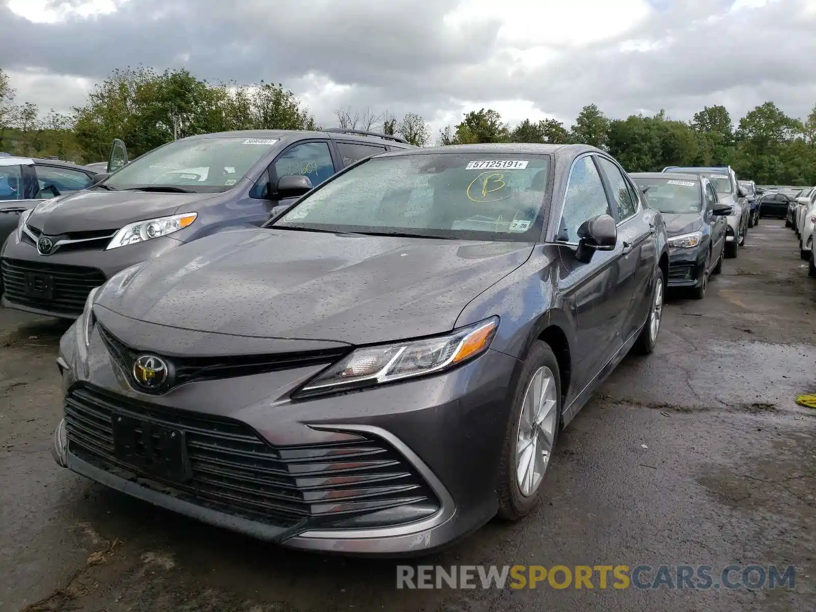 2 Photograph of a damaged car 4T1R11BK7MU025237 TOYOTA CAMRY 2021