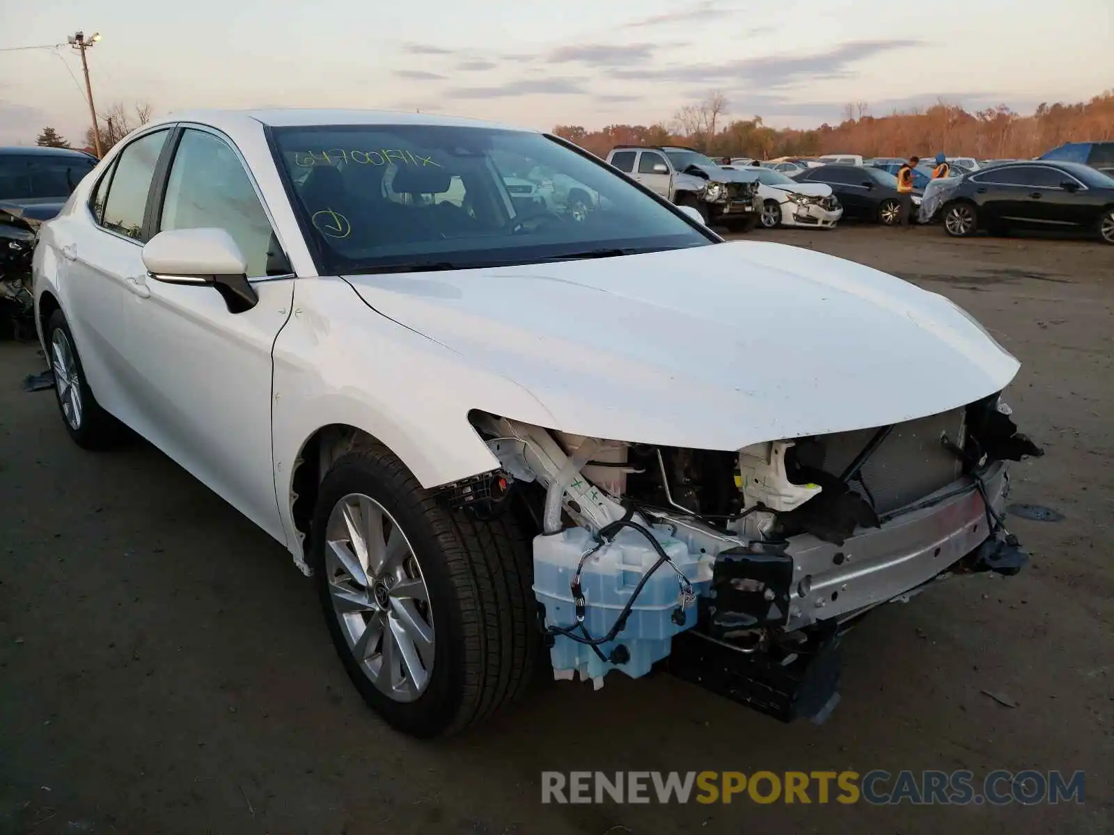 1 Photograph of a damaged car 4T1R11BKXMU022946 TOYOTA CAMRY 2021