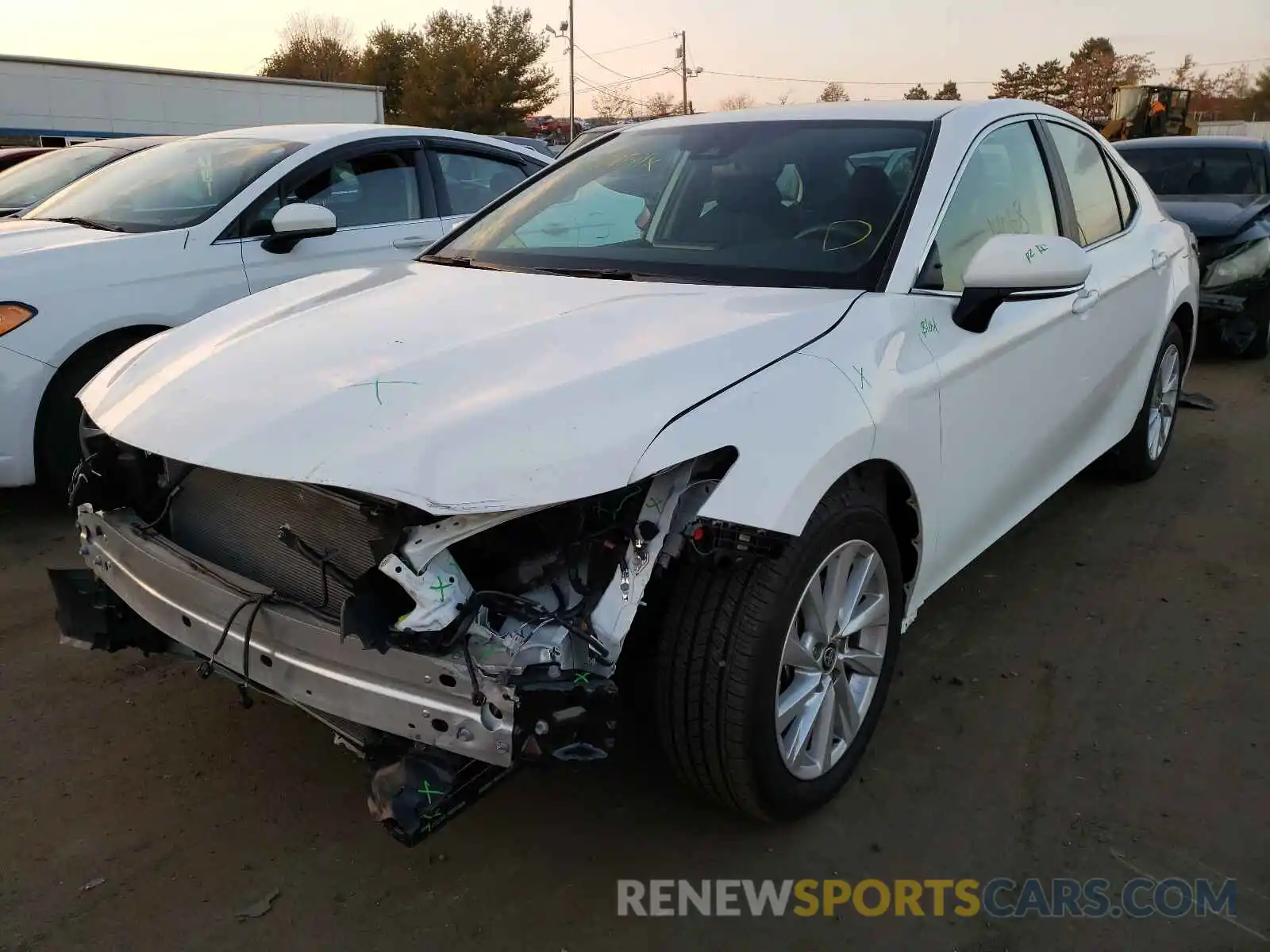 2 Photograph of a damaged car 4T1R11BKXMU022946 TOYOTA CAMRY 2021