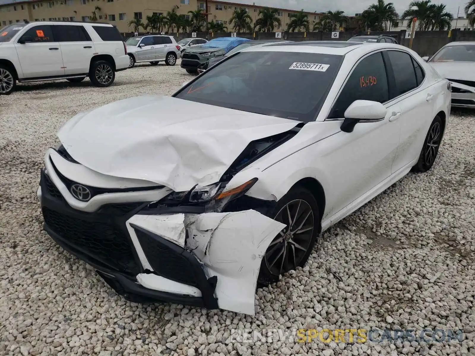 2 Photograph of a damaged car 4T1S11AK0MU439799 TOYOTA CAMRY 2021