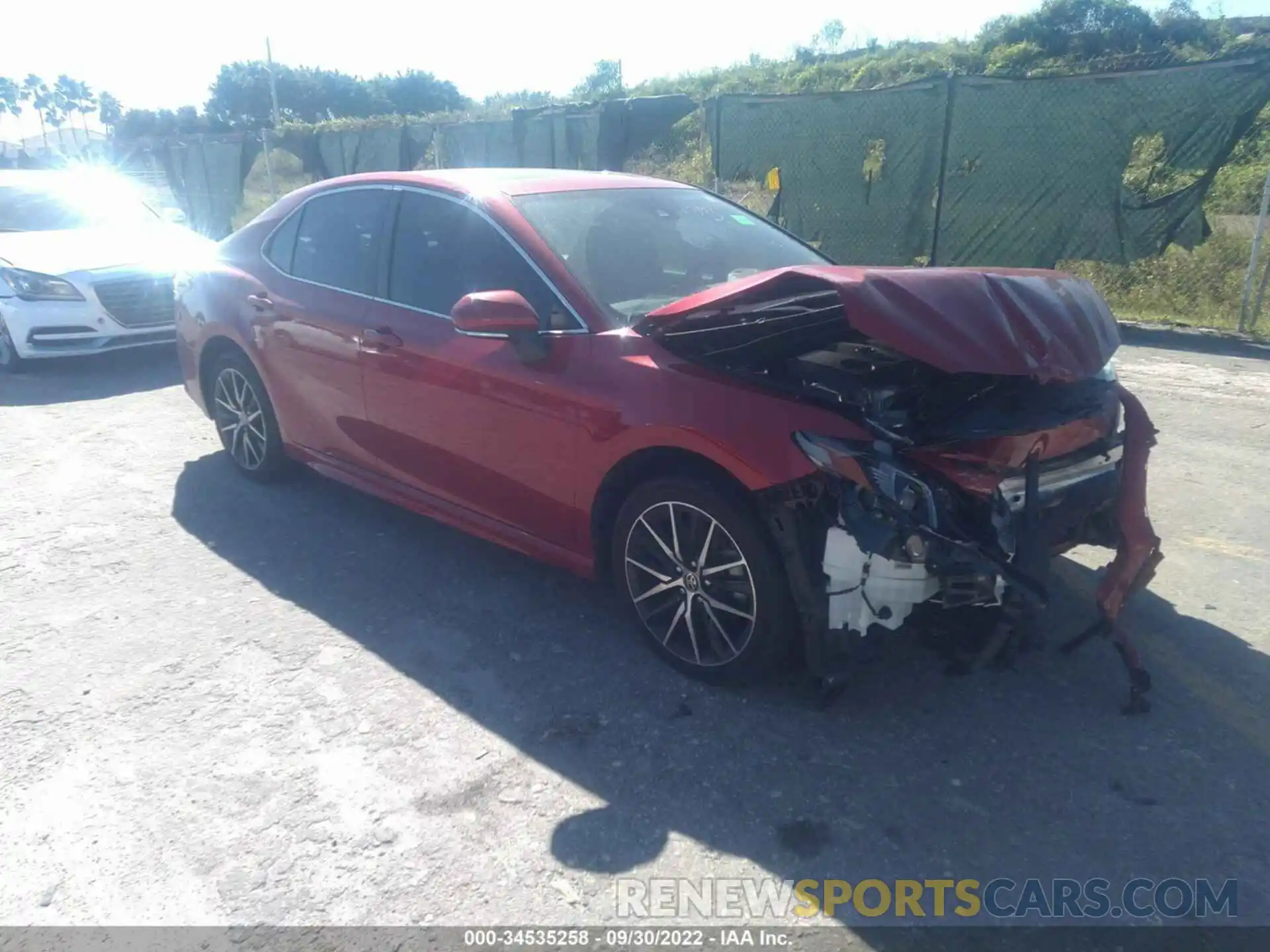 1 Photograph of a damaged car 4T1S11AK0MU458031 TOYOTA CAMRY 2021