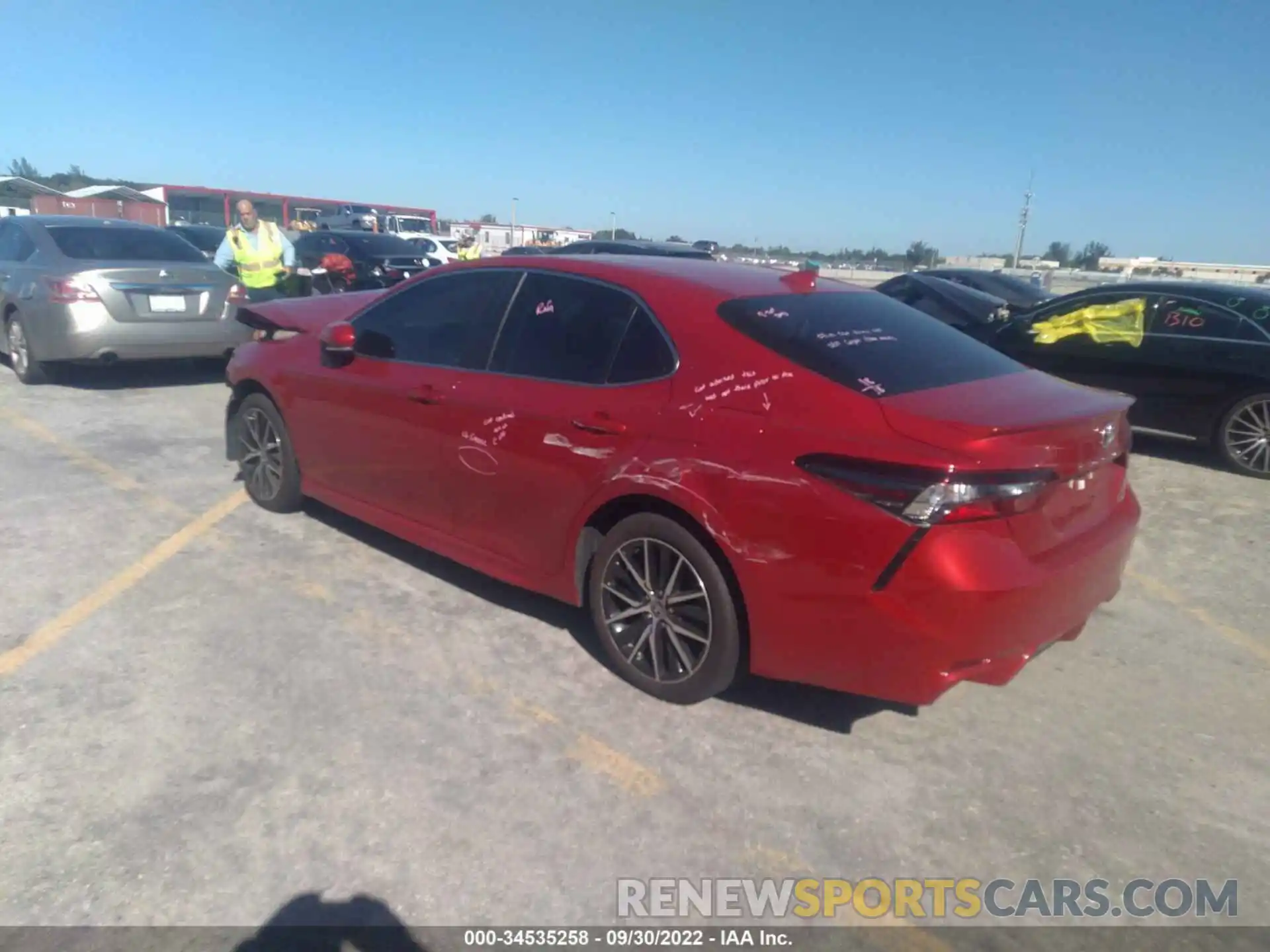 3 Photograph of a damaged car 4T1S11AK0MU458031 TOYOTA CAMRY 2021