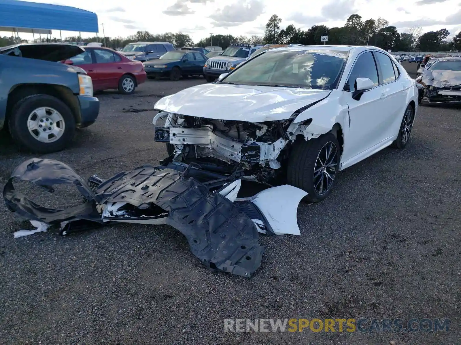 2 Photograph of a damaged car 4T1S11AK0MU494754 TOYOTA CAMRY 2021