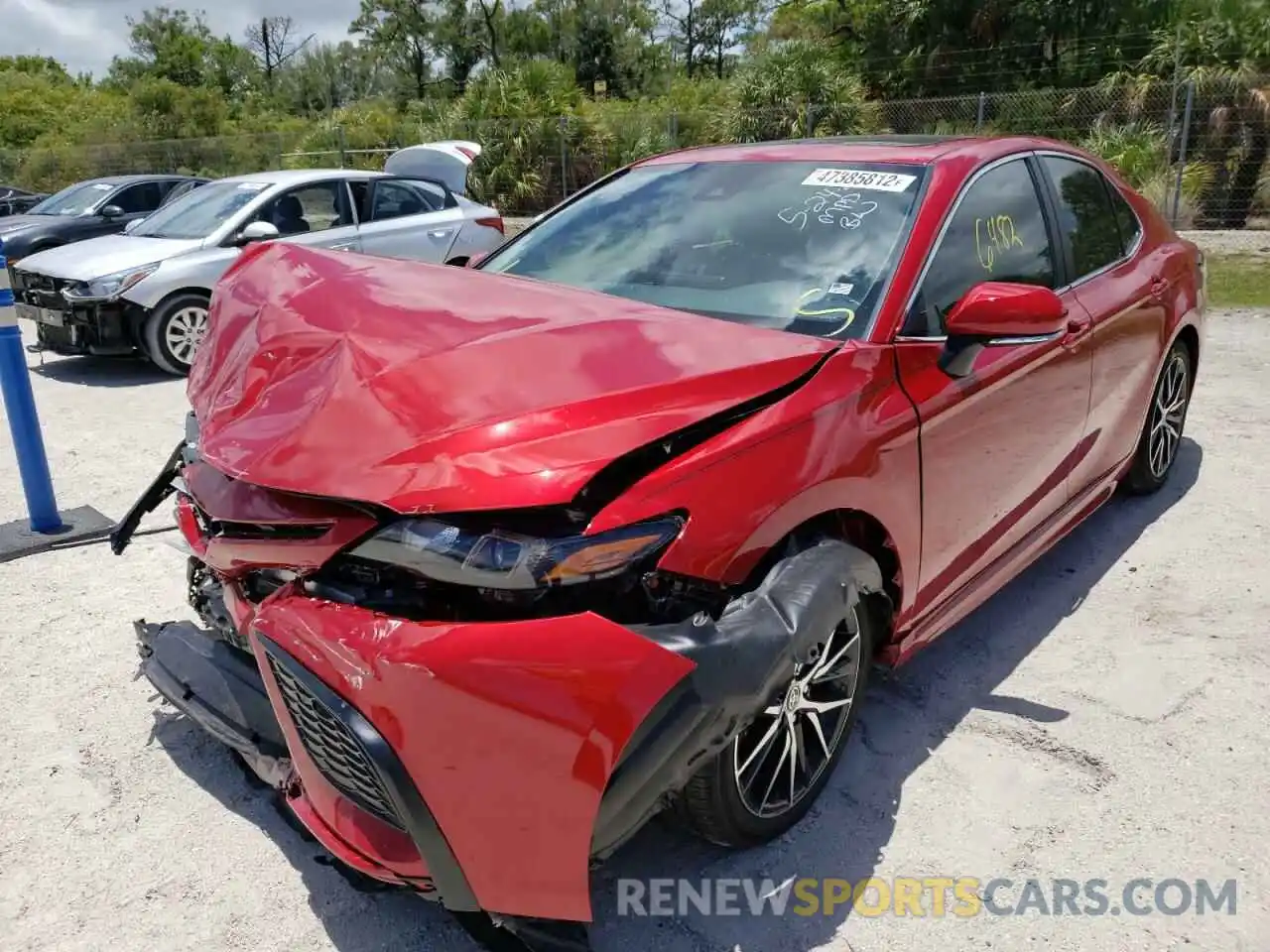 2 Photograph of a damaged car 4T1S11AK2MU492858 TOYOTA CAMRY 2021