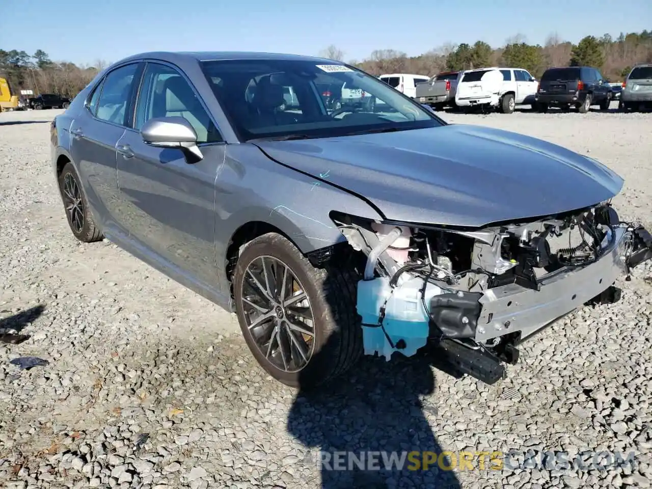 1 Photograph of a damaged car 4T1S11AK2MU615042 TOYOTA CAMRY 2021