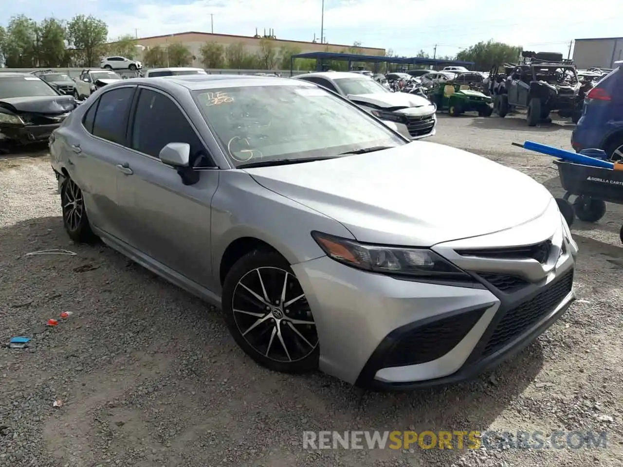 1 Photograph of a damaged car 4T1S11AK3MU561329 TOYOTA CAMRY 2021