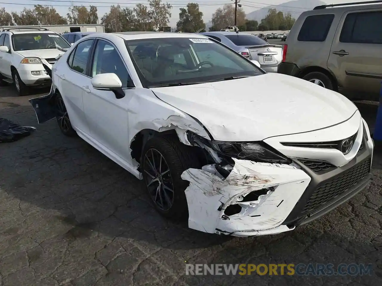 1 Photograph of a damaged car 4T1S11AK4MU489962 TOYOTA CAMRY 2021